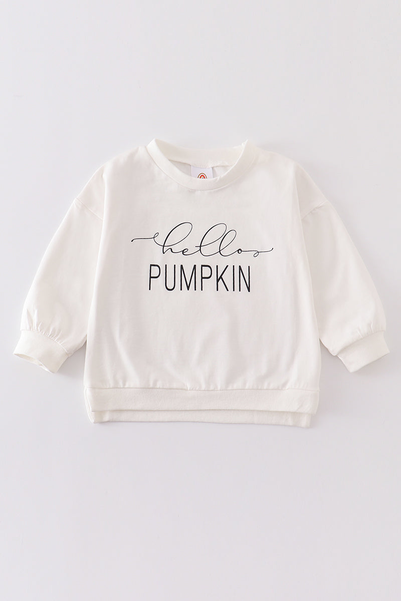 Girls - Hello Pumpkin Sweatshirt
