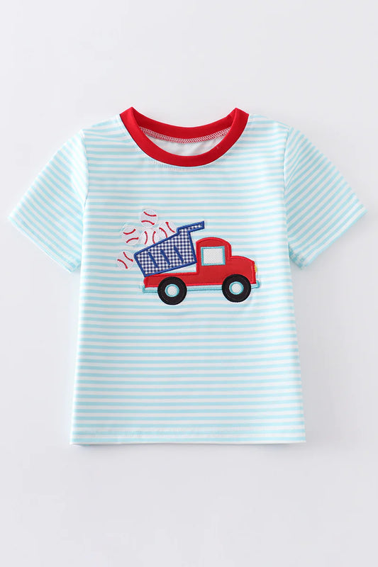 Boys Baseball Truck Shirt