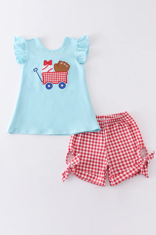 Girls Baseball Wagon 2pc Set