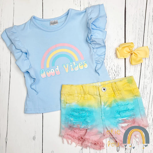 Good Vibes Denim Set