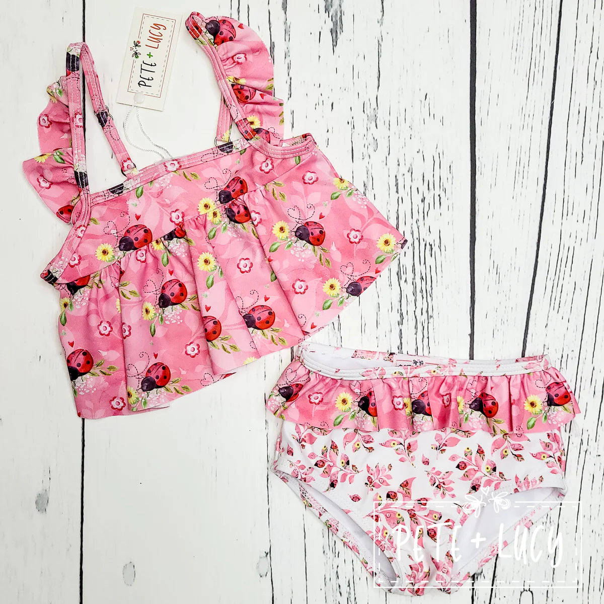 Lady Bug Swimsuit - 2pc